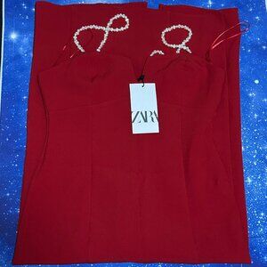 Zara Long Red Dress